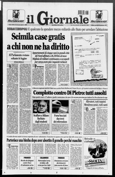 Il giornale : quotidiano del mattino